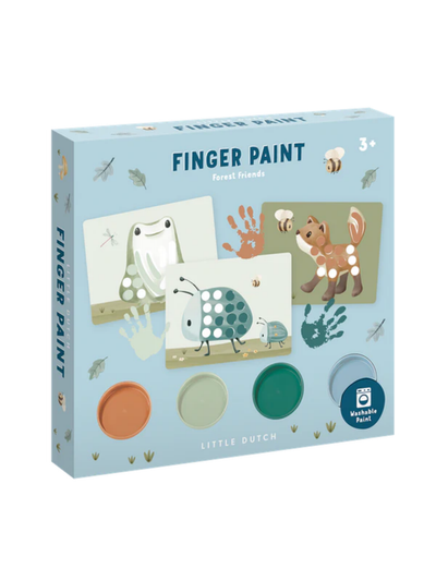 Little Dutch Forest Friends Finger Paint Set