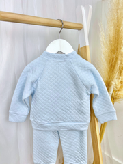 Calamaro Blue Quilted Tracksuit