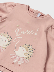 Mayoral Toddler Girl Dancing Hedgehogs Top