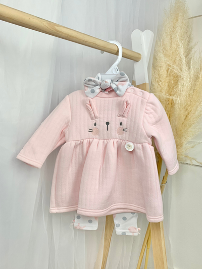 Baby Girl Bunny Dress Outfit Set