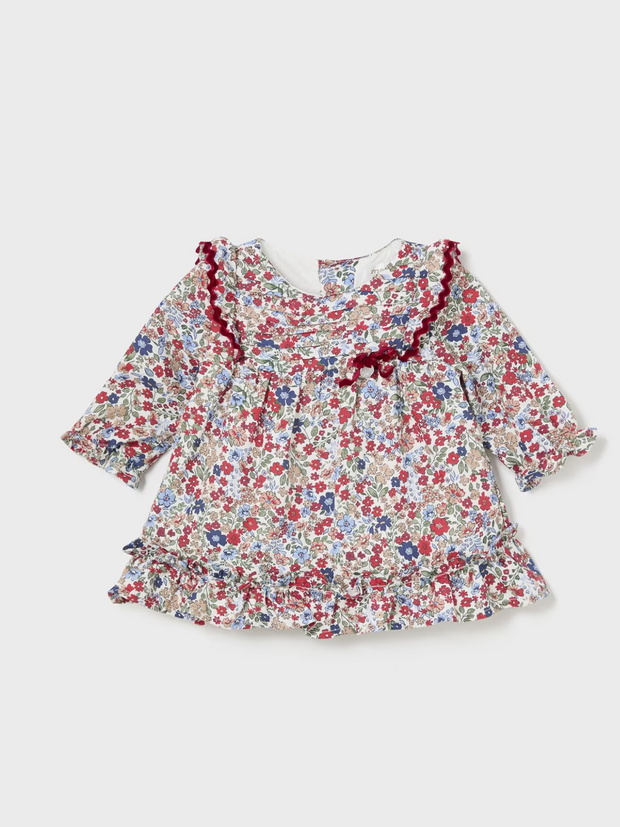 Mayoral Baby Girl Floral Print Dress - 2 Colours