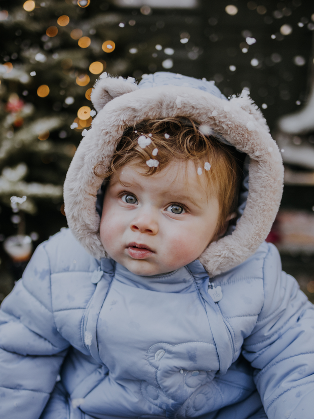 Mayoral Baby Boy Blue Teddy Snowsuit