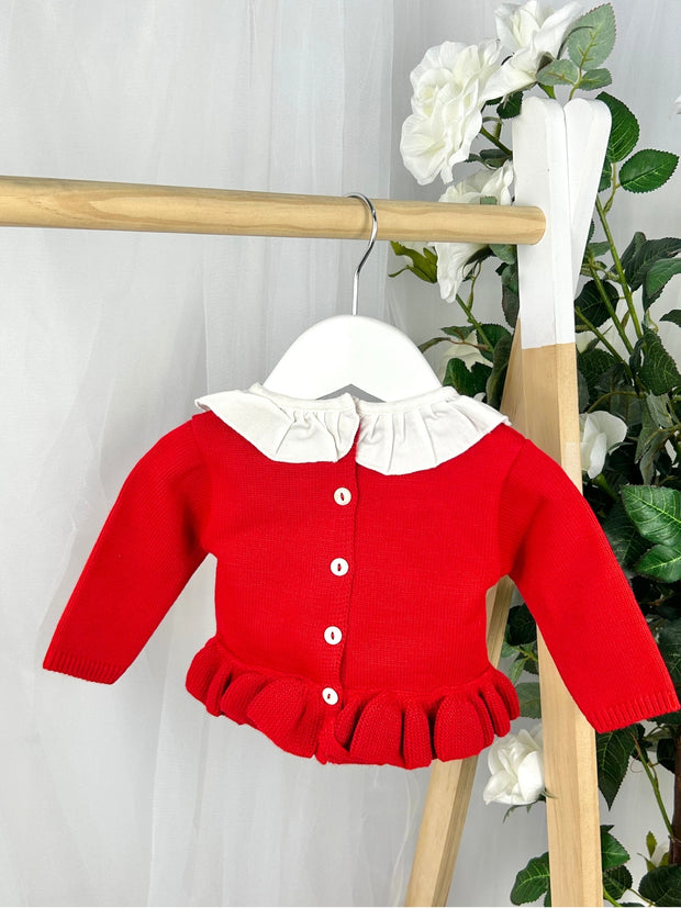 Pex Girls 'Cecily' Red Top & Bloomers (0M-2Y)