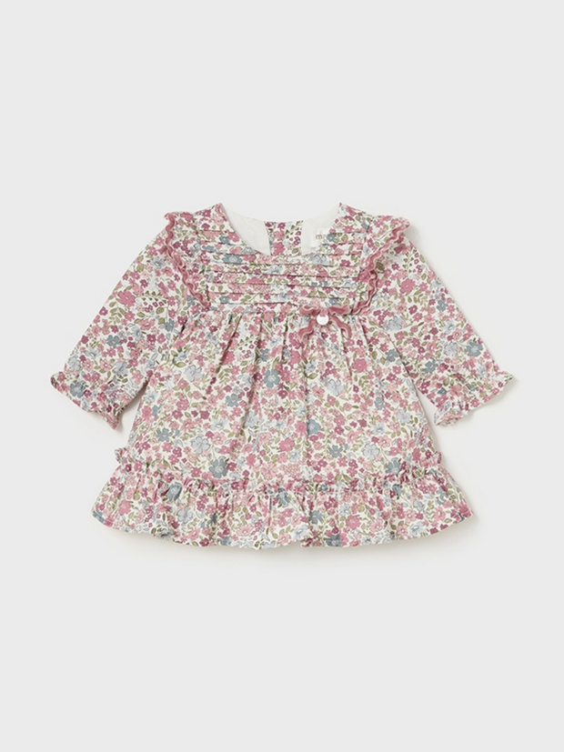 Mayoral Baby Girl Floral Print Dress - 2 Colours