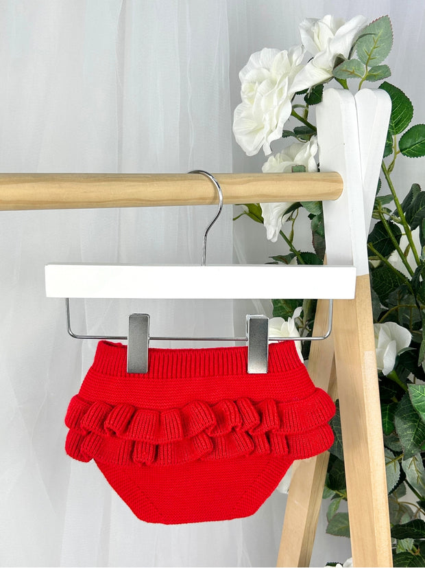 Pex Girls 'Cecily' Red Top & Bloomers (0M-2Y)