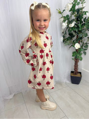 Mayoral Toddler Girl Red Mushroom Dress (12M-4Y)
