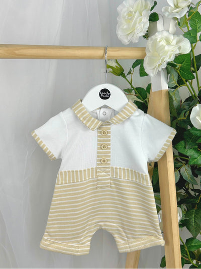 Pastels & Co Leo Striped Romper