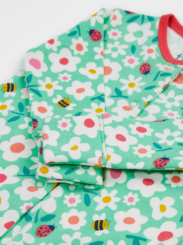 Frugi Lovely Babygrow - Busy Bugs