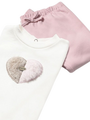 Mayoral Baby Girl 3-Piece Heart Outfit Set