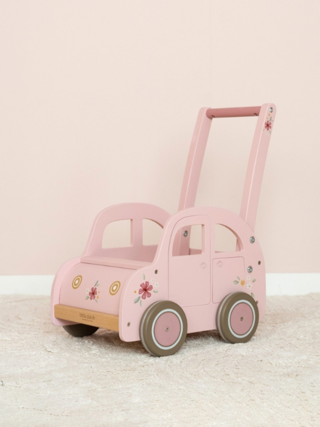 Little Dutch Pink Car Walker Smartypants Childrenswear