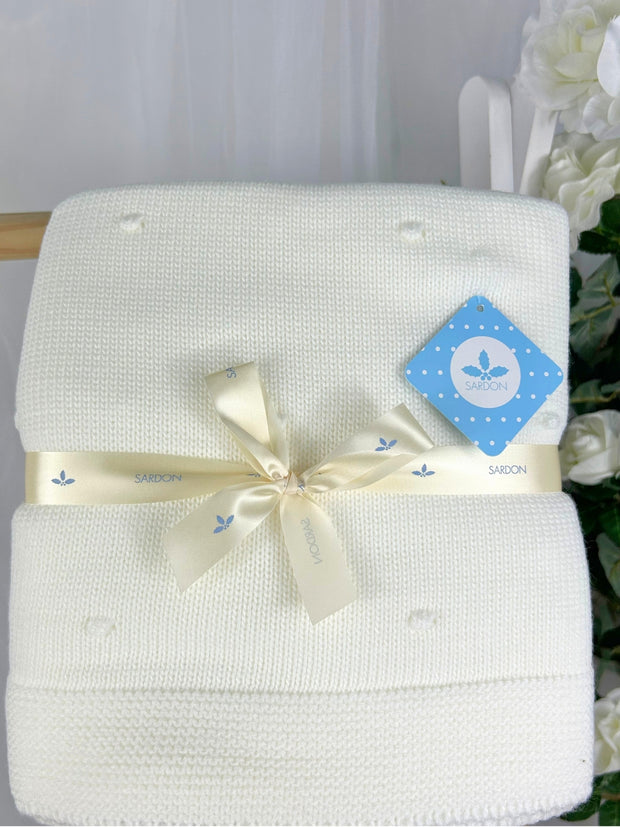 Sardon Blanket- White