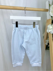 Tutto Piccolo Toddler Boys Blue Striped Outfit Set (12M-3Y)