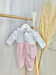 Baby Girl Ruffles & Lace Babygrow