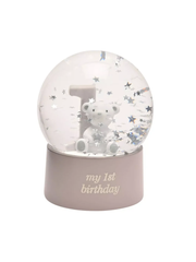 1st Birthday Pink Water Globe