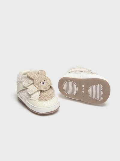 Mayoral Baby Boy Beige Soft Soled Trainers