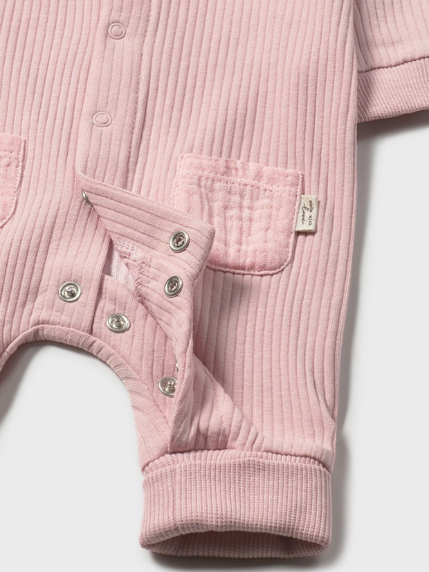 Mayoral Baby Girl Basic Pink Romper