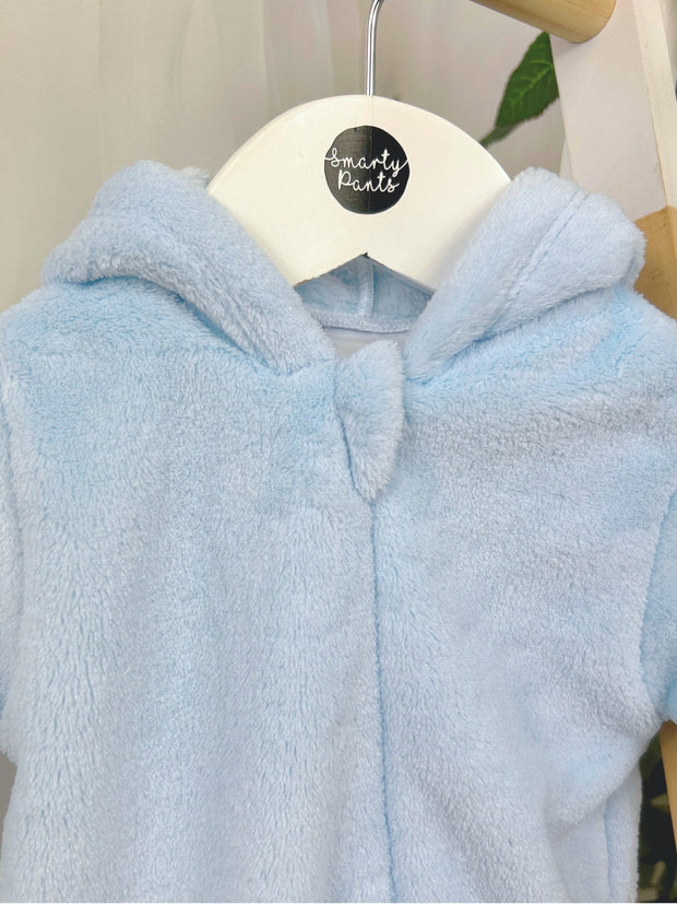 Pex Blue Fluffy Sleepsuit (NB-6M)
