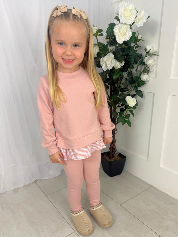 Girls 'Orla' Legging Set (18M - 8Y) - Pink