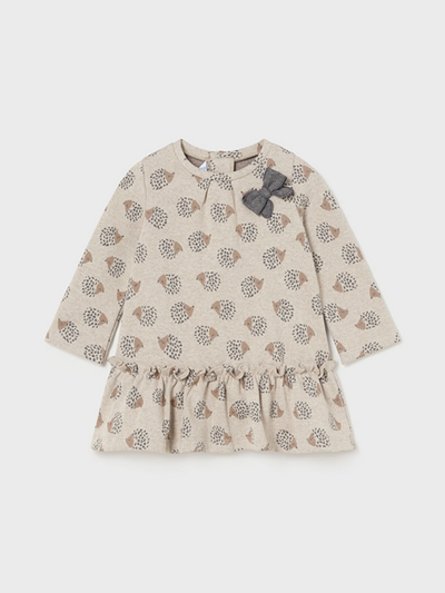 Mayoral Toddler Girl Hedgehog Dress