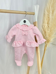 Mintini Pink Hearts Babygrow