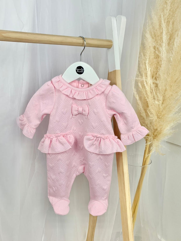 Mintini Pink Hearts Babygrow