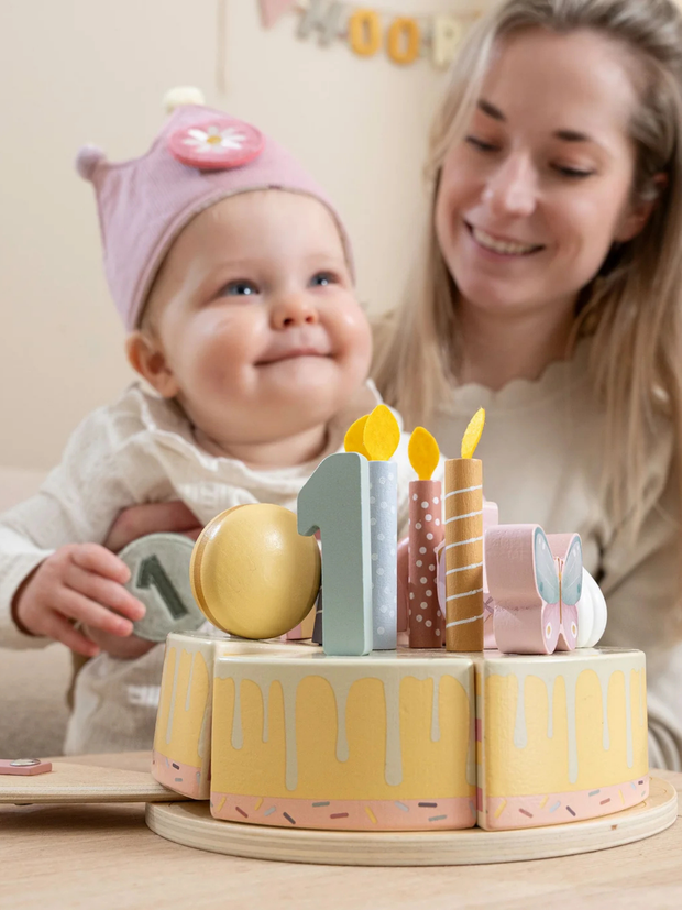 Little Dutch Birthday Crown With Numbers - Pink