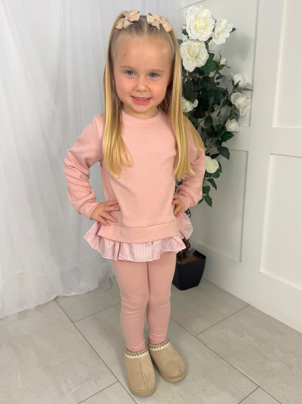 Girls 'Orla' Legging Set (18M - 8Y) - Pink