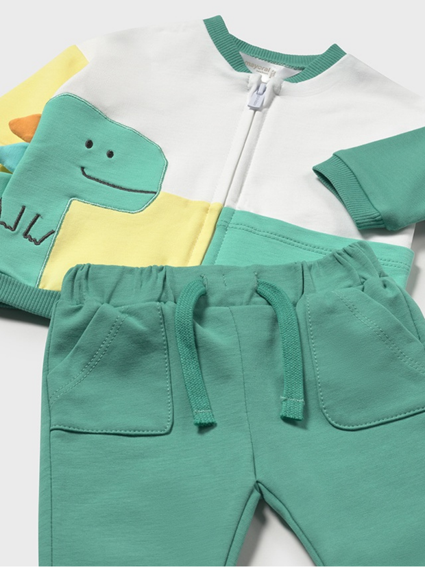 Mayoral Baby Boy 3 Piece Dinosaur Tracksuit