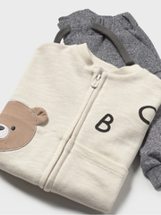 Mayoral Baby Boy 3 Piece Teddy Tracksuit - Mix Grey