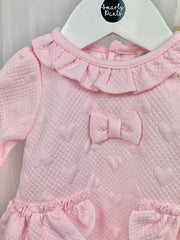 Mintini Pink Hearts Babygrow