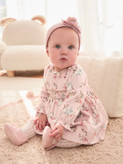 Mayoral Baby Girl Blush Bunnies Print Dress