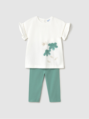 Mayoral Toddler Girl Emerald Legging Set