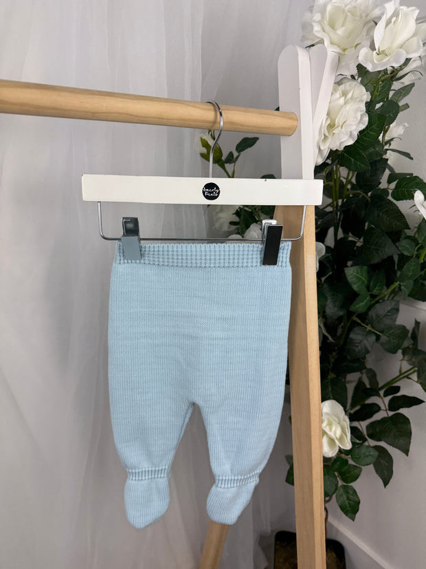 Pex Boys 'Daniel' Knitted Outfit Set (0M - 6M) - Blue