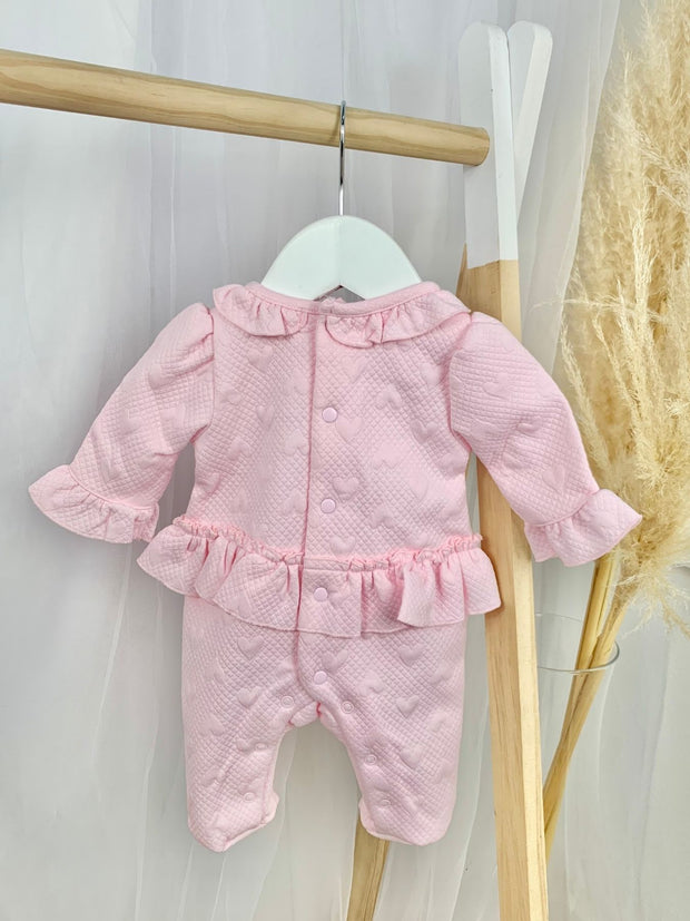 Mintini Pink Hearts Babygrow