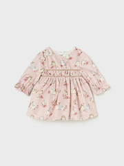 Mayoral Baby Girl Blush Bunnies Print Dress