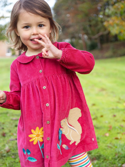 Frugi Organic Cotton Coco Cord Dress