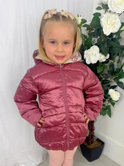 Mayoral Toddler Girl Reversible Pink Flower Jacket (12M-4Y)