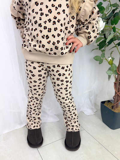 Mayoral Junior Girl Animal Print Flared Leggings (3Y-8Y)