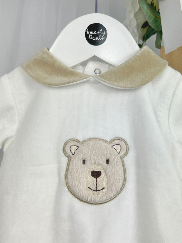 Pex Baby Boy Neutral Bear Babygrow (NB - 9M)