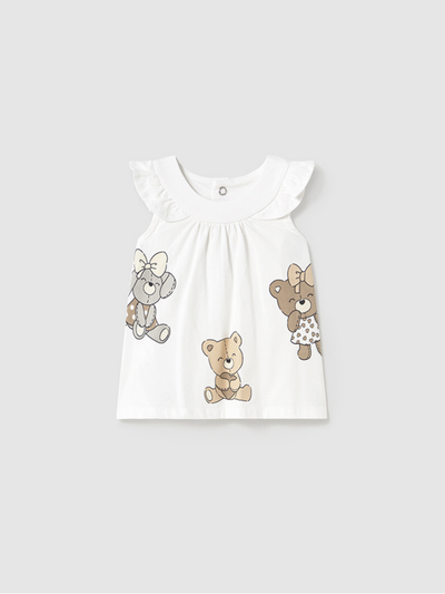 Mayoral Baby Girl Jersey Bear Dress