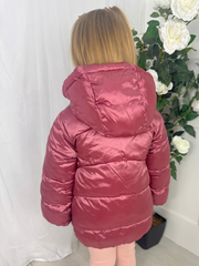 Mayoral Toddler Girl Reversible Pink Flower Jacket (12M-4Y)