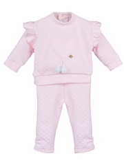 Calamaro Pink Quilted Tracksuit