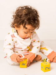 Blade & Rose Honey Bee Zip-Up Babygrow