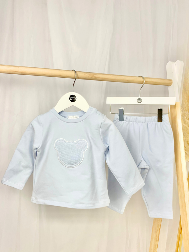 Baby Boy Bear Tracksuit Set