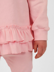 Girls 'Leah' Frilly Legging Set (12M - 8Y) - Pink