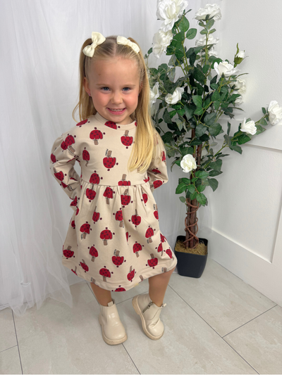 Mayoral Toddler Girl Red Mushroom Dress (12M-4Y)