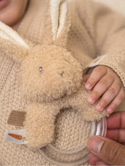 Little Dutch Ring Rattle - Baby Bunny