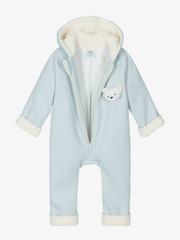 Diaz Teddy Zipped Pramsuit - 2 Colours