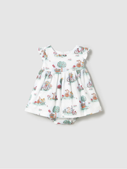 Mayoral Baby Girl Dress With Bloomers - Jade