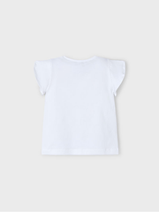 Mayoral Junior Girl Frill Sleeve T-shirt